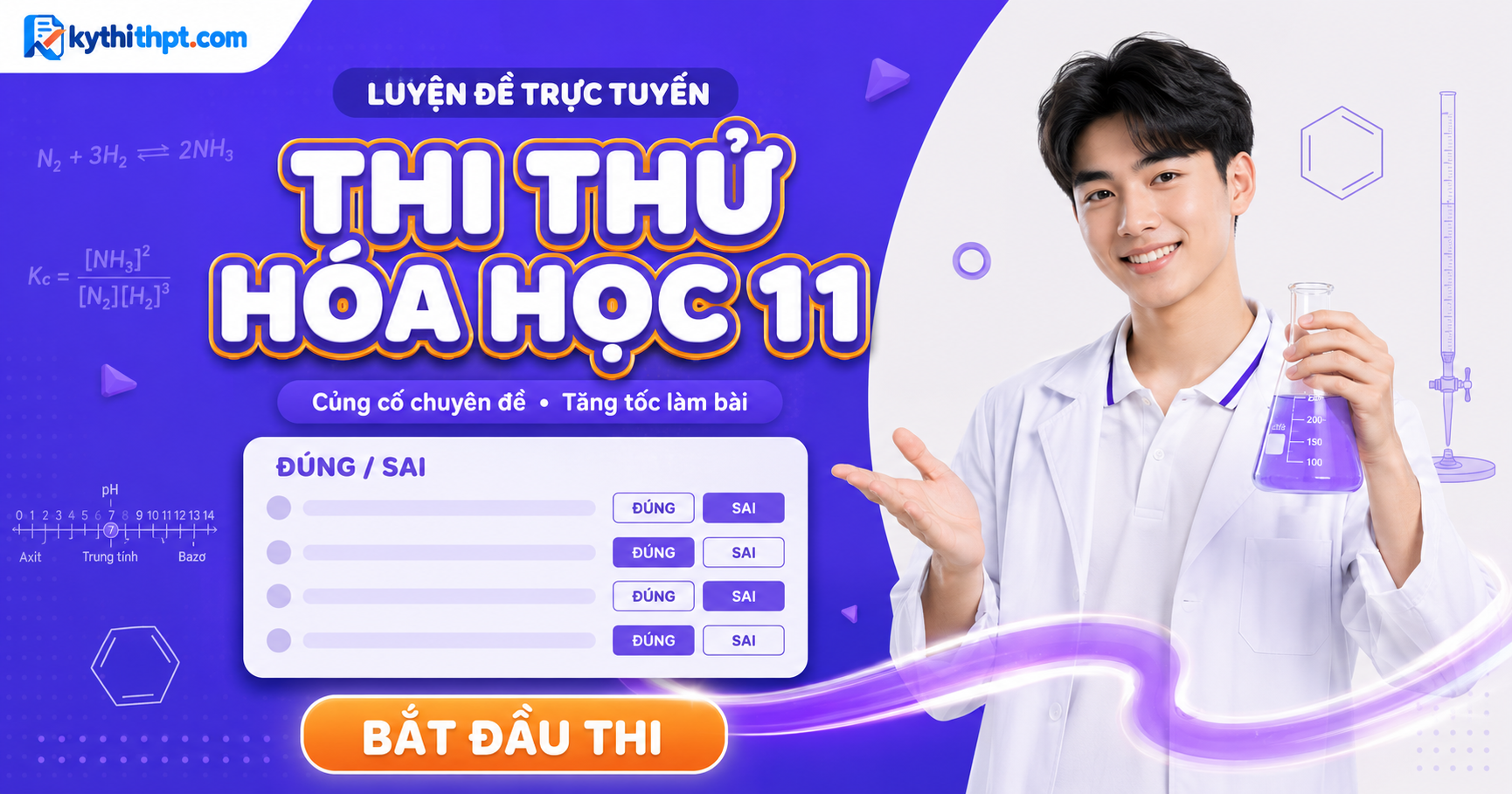 Thi thử cuối kỳ 2 Hóa 11