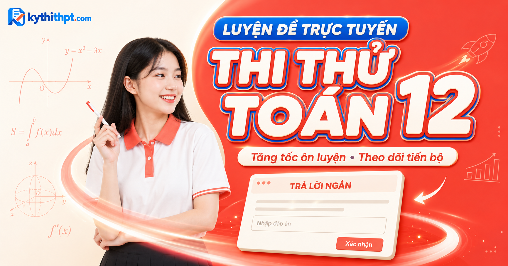 Thi thử giữa kỳ 2 Toán 12