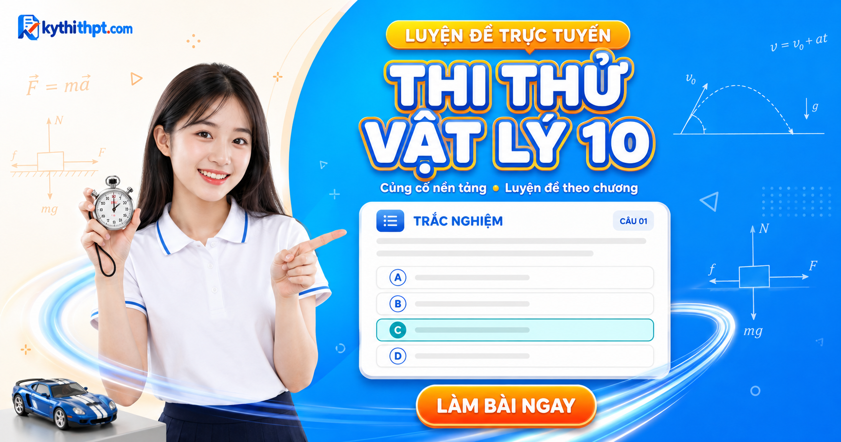 Thi thử cuối kỳ 2 Vật lý 10